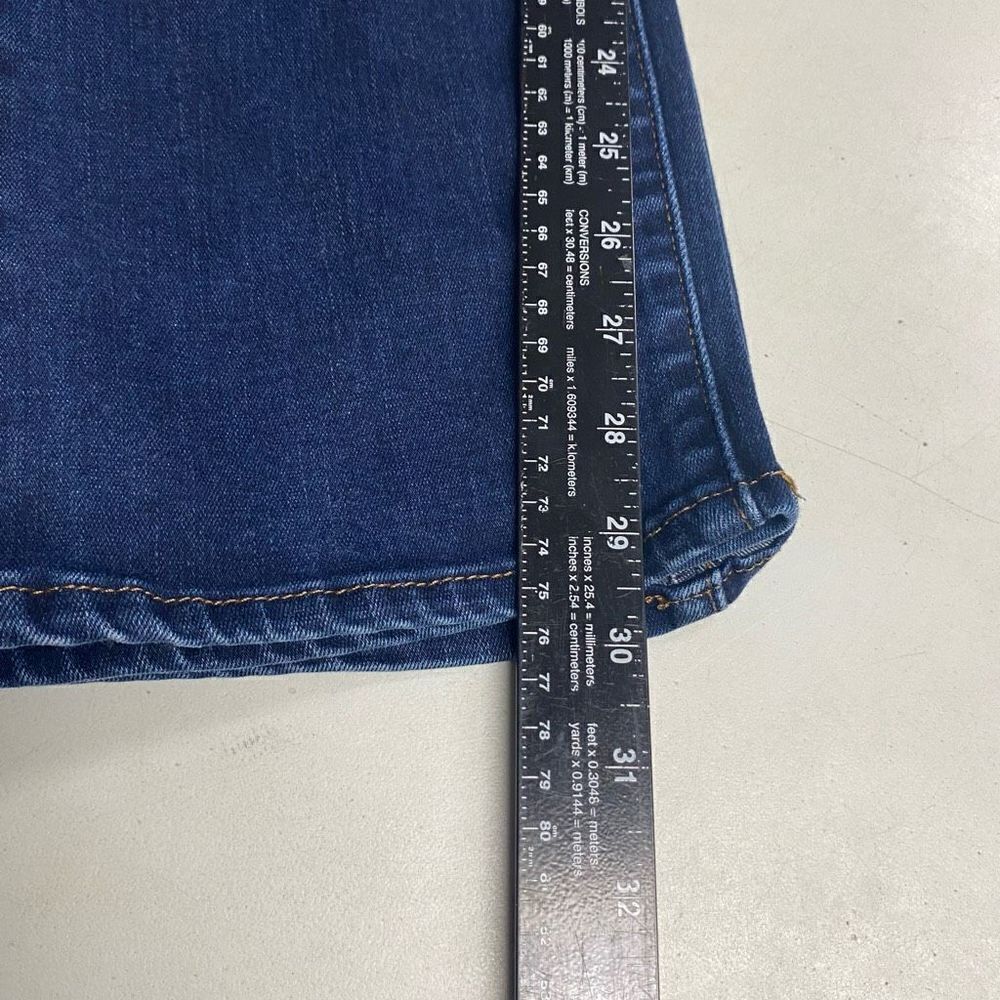 LEVI STRAUSS & CO Women’s Dark Wash Mid Rise Skinny Jeans Size 18 Inseam 30” - Picture 5 of 9